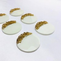 Epoksi Çoklu Yuvarlak Daire Magnet Kalıbı Silikon 5.8x5.8cm EM405