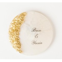Epoksi Çoklu Yuvarlak Daire Magnet Kalıbı Silikon 5.8x5.8cm EM405