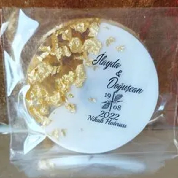 Epoksi Çoklu Yuvarlak Daire Magnet Kalıbı Silikon 5.8x5.8cm EM405