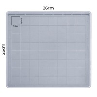 Epoksi Satranç Tahtası Kalıbı Silikon Büyük Boy 26x26x1cm