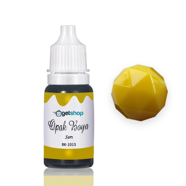 Epoksi Opak Pigment Boya Sarı - 15ml Epoksi Opak Pigment Boya Sarı - 15ml