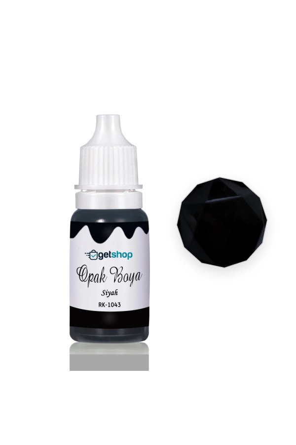 Epoksi Opak Boya Pigment Siyah - 15ml