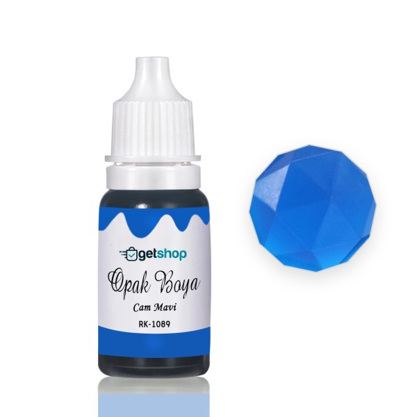 Epoksi Opak Pigment Boya Cam Mavi - 15ml Epoksi Opak Pigment Boya Cam Mavi - 15ml