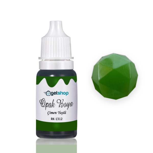 Epoksi Opak Pigment Boya Çimen Yeşili - 15ml