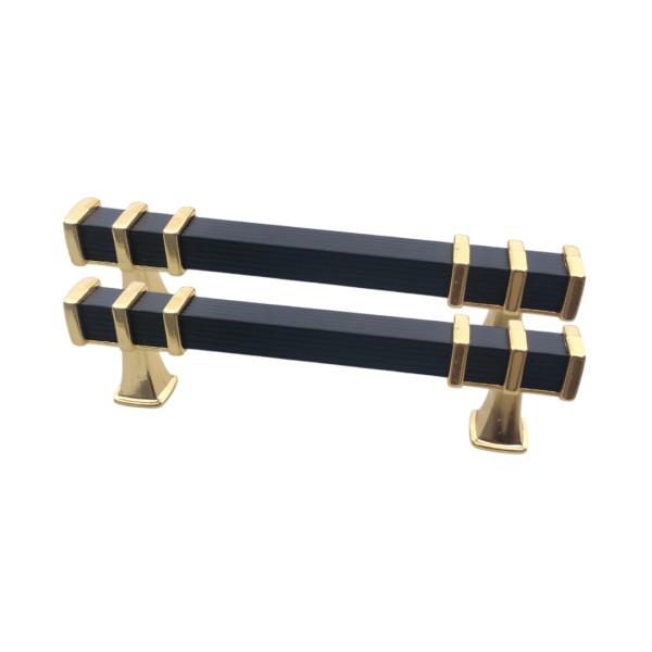 Epoksi Tepsi Kulp Modern Model Siyah Gold Kaplama GT1105 Epoksi Tepsi Kulp Modern Model Siyah Gold Kaplama GT1105