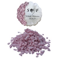 Epoksi Cam Kırığı Mat Açık Pembe - 1KG Epoksi Cam Kırığı Mat Açık Pembe - 1KG