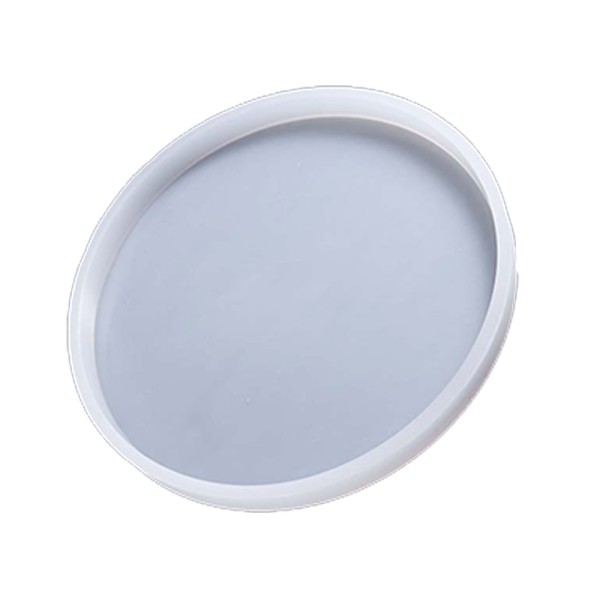 Epoksi Yuvarlak Bardak Altlığı Silikon Kalıbı 13x13cm GT9274