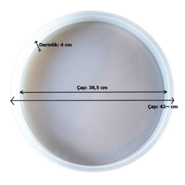 Epoksi Sehpa Kalıbı Yuvarlak Daire Sehpa Kalıbı Silikon 38,5cm ( Ön Sipariş 3-5 İş Günü ) Epoksi Sehpa Kalıbı Yuvarlak Daire Sehpa Kalıbı Silikon 38,5cm ( Ön Sipariş 3-5 İş Günü )