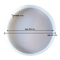 Epoksi Sehpa Kalıbı Yuvarlak Daire Sehpa Kalıbı Silikon 48,5cm ( Ön Sipariş 3-5 İş Günü ) Epoksi Sehpa Kalıbı Yuvarlak Daire Sehpa Kalıbı Silikon 48,5cm ( Ön Sipariş 3-5 İş Günü )