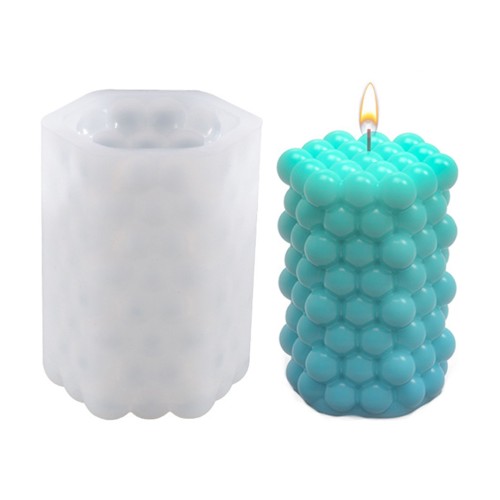 Epoksi Altıgen Bubble Mum Kalıbı Sabun Kalıbı Silikon GT9615