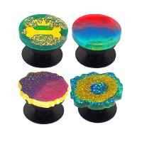 Epoksi Telefon Tutucu Aparatı Parmak Arası Aparatı Pop Socket 10 Adet