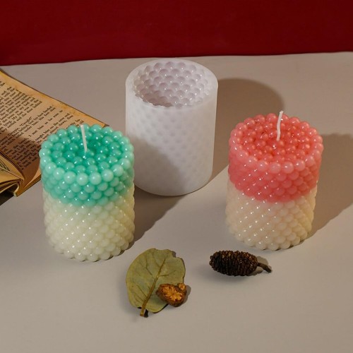 Epoksi Mum Boncuk Kabarcıklı Kalıbı Bubble Desenli Taş Tozu Kalıbı Silikon 6.7x7.8cm
