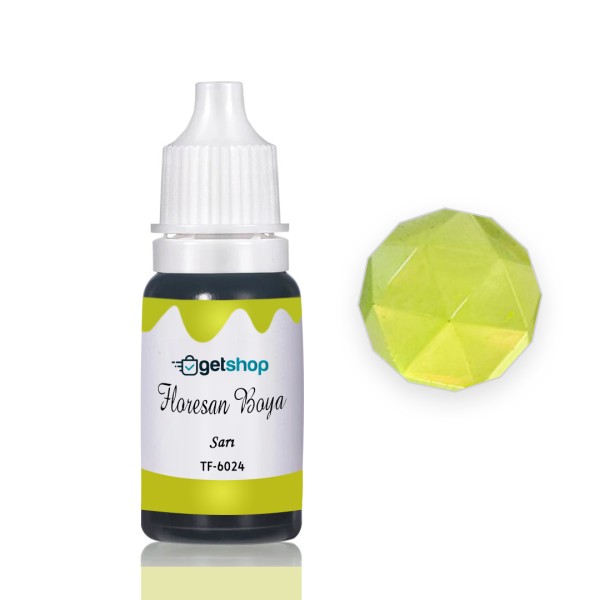 Epoksi Floresan Boya Pigment Floresan Sarı – 15ml Epoksi Floresan Boya Pigment Floresan Sarı – 15ml