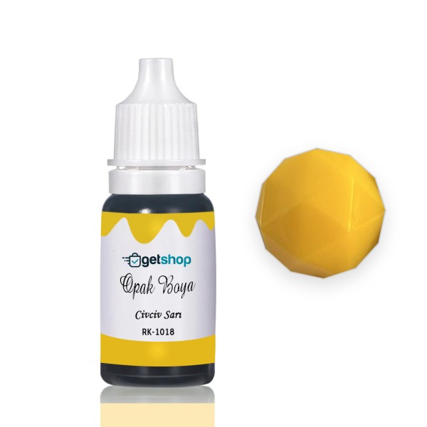 Epoksi Opak Boya Pigment Civciv Sarı - 15ml