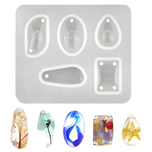 Epoksi Bileklik Kalıbı Kolye Kalıbı Küpe Kalıbı Silikon