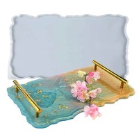 Epoksi Tepsi Kalıbı Dikdörtgen Tepsi Kalıbı Dalgalı Model Kalıbı Silikon 30.5x17x0.8cm Epoksi Tepsi Kalıbı Dikdörtgen Tepsi Kalıbı Dalgalı Model Kalıbı Silikon 30.5x17x0.8cm