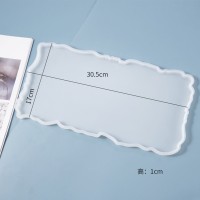 Epoksi Tepsi Kalıbı Dikdörtgen Tepsi Kalıbı Dalgalı Model Kalıbı Silikon 30.5x17x0.8cm Epoksi Tepsi Kalıbı Dikdörtgen Tepsi Kalıbı Dalgalı Model Kalıbı Silikon 30.5x17x0.8cm