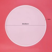 Epoksi Yuvarlak Tepsi Kalıbı Daire Tepsi Kalıbı Silikon 30cm Epoksi Yuvarlak Tepsi Kalıbı Daire Tepsi Kalıbı Silikon 30cm