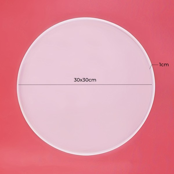 Epoksi Yuvarlak Tepsi Kalıbı Daire Tepsi Kalıbı Silikon 30cm Epoksi Yuvarlak Tepsi Kalıbı Daire Tepsi Kalıbı Silikon 30cm