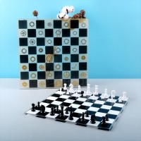 Epoksi Satranç Tahtası Kalıbı Silikon Orta Boy 18x18cm Taş Kalıbı Hediyeli Epoksi Satranç Tahtası Kalıbı Silikon Orta Boy 18x18cm Taş Kalıbı Hediyeli