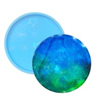 Epoksi Yuvarkak Bardak Altlığı Desenli Bardak Altı Hologram Kalıbı Silikon 8.5x8.5cm GT9488 Epoksi Yuvarkak Bardak Altlığı Desenli Bardak Altı Hologram Kalıbı Silikon 8.5x8.5cm GT9488