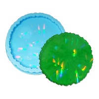Epoksi Dalgalı Bardak Altlığı Desenli Bardak Altı Hologram Kalıbı Silikon 8.5x8.5cm GT9476 Epoksi Dalgalı Bardak Altlığı Desenli Bardak Altı Hologram Kalıbı Silikon 8.5x8.5cm GT9476