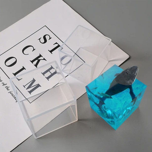 Epoksi Küp Kalıbı Silikon 6.5cm Epoksi Küp Kalıbı Silikon 6.5cm