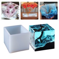 Epoksi Küp Kalıbı Silikon 6.5cm Epoksi Küp Kalıbı Silikon 6.5cm