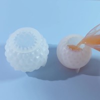 Epoksi Süs Kalıbı Su Damlası Desenli Mumluk Kalıbı Taş Tozu Damla Sabun Kalıbı Silikon 7.2x7.2cm
