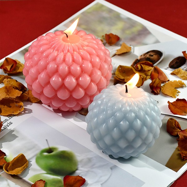 Epoksi Süs Kalıbı Su Damlası Desenli Mumluk Kalıbı Taş Tozu Damla Sabun Kalıbı Silikon 7.2x7.2cm