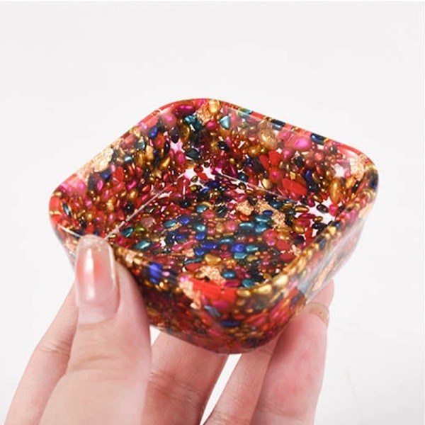 Epoksi Çerezlik Kalıbı Taş Tozu Çerezlik Kalıbı Kare Takı Kutusu Kalıbı Silikon 6.6x2.5cm Epoksi Çerezlik Kalıbı Taş Tozu Çerezlik Kalıbı Kare Takı Kutusu Kalıbı Silikon 6.6x2.5cm