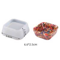 Epoksi Çerezlik Kalıbı Taş Tozu Çerezlik Kalıbı Kare Takı Kutusu Kalıbı Silikon 6.6x2.5cm Epoksi Çerezlik Kalıbı Taş Tozu Çerezlik Kalıbı Kare Takı Kutusu Kalıbı Silikon 6.6x2.5cm