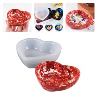 Epoksi Çerezlik Kalıbı Taş Tozu Çerezlik Kalıbı Kalp Takı Kutusu Kalıbı Silikon 8.2x6.9x2.5cm Epoksi Çerezlik Kalıbı Taş Tozu Çerezlik Kalıbı Kalp Takı Kutusu Kalıbı Silikon 8.2x6.9x2.5cm