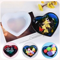 Epoksi Çerezlik Kalıbı Taş Tozu Çerezlik Kalıbı Kalp Takı Kutusu Kalıbı Silikon 8.2x6.9x2.5cm Epoksi Çerezlik Kalıbı Taş Tozu Çerezlik Kalıbı Kalp Takı Kutusu Kalıbı Silikon 8.2x6.9x2.5cm
