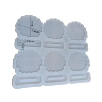 Epoksi Magnet Kalıbı Ayaklı Masa Süsü Çoklu Magnet Kalıbı Silikon 8x7.4cm