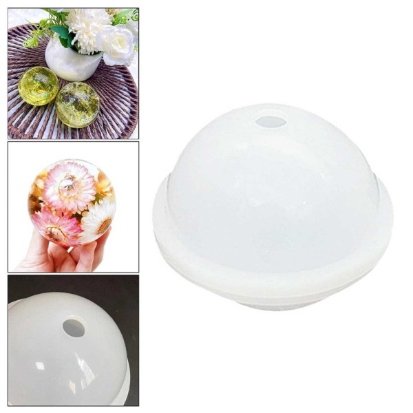 Epoksi Silikon 8cm Küre Kalıbı