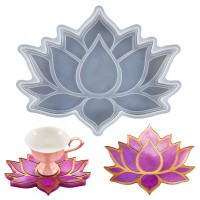 Epoksi Lotus Çiçek Bardak Altlığı Kalıbı Lotus Bardak Altı Kalıbı Silikon 15.2x12cm Epoksi Lotus Çiçek Bardak Altlığı Kalıbı Lotus Bardak Altı Kalıbı Silikon 15.2x12cm