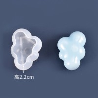 Epoksi 3D Bulut Kalıbı Küçük Boy Bulut Kalıbı Silikon 4.8x3.5cm