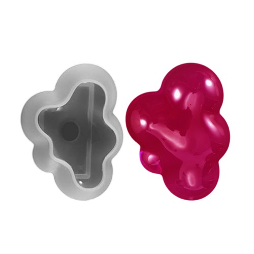 Epoksi 3D Bulut Kalıbı Büyük Boy Bulut Kalıbı Silikon 7x5cm