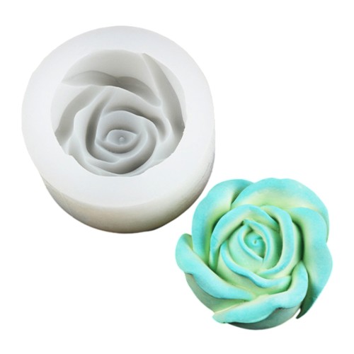 Epoksi Gül Kalıbı Mum Gül Kalıbı Şakayık Kalıbı Taş Tozu Gül Kalıbı Silikon GT9627