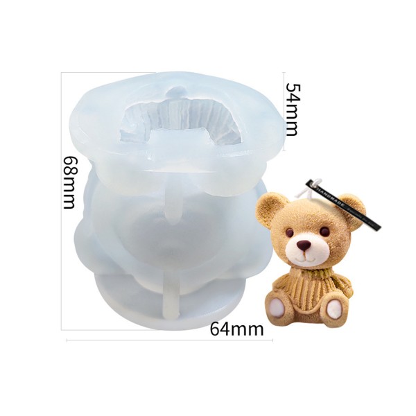 Epoksi Ayıcık Kalıbı Ayıcık Mum Kalıbı Taş Tozu Ayıcık Kalıbı Silikon 6.8x6.4cm Epoksi Ayıcık Kalıbı Ayıcık Mum Kalıbı Taş Tozu Ayıcık Kalıbı Silikon 6.8x6.4cm