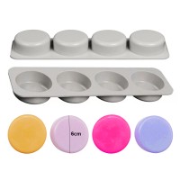 Sabun Kalıbı Yuvarlak Daire Sabun Kalıbı Çoklu Sabun Kalıbı Silikon 6x6cm GT224 Sabun Kalıbı Yuvarlak Daire Sabun Kalıbı Çoklu Sabun Kalıbı Silikon 6x6cm GT224