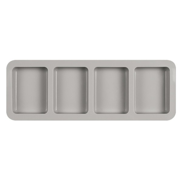Sabun Kalıbı Dikdörtgen Sabun Kalıbı Çoklu Dikdörtgen Sabun Kalıbı Silikon 7.5x5.6cm GT792