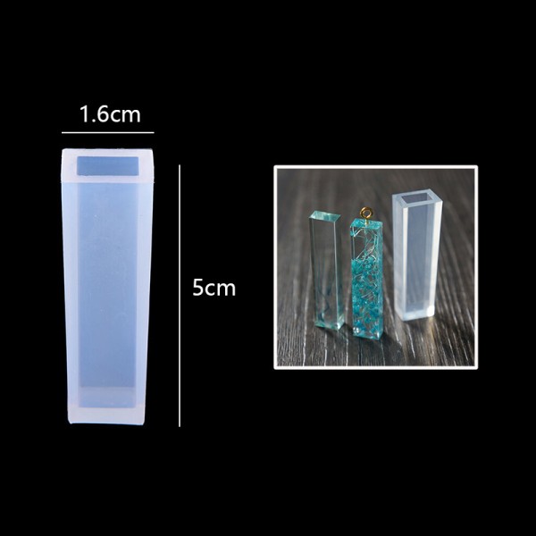 Epoksi Dikdörtgen Kolye Kalıbı Takı Kalıbı Silikon 5x1.6cm Epoksi Dikdörtgen Kolye Kalıbı Takı Kalıbı Silikon 5x1.6cm