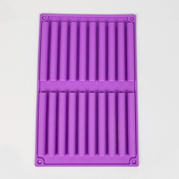 Sakız Kalıbı Çoklu Kraker Kalıbı Çoklu Jelibon Kalıbı Solucan Jelibon Kalıbı 10x1cm