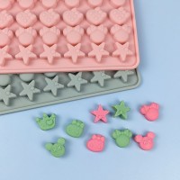 Epoksi Şekerleme Mickey Mouse Jelibon Kalıbı Kalp Yıldız Taç Haribo Kalıbı-Damlalık Esans Hediyeli