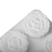 Papatya Mum Kalıbı Gül Mum Kalıbı Şakayık Mum Kalıbı Çiçek Çikolata Kalıbı Silikon 6.4x2cm