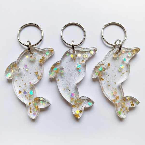 Epoksi Çoklu Yunus Kalıbı Yunus Anahtarlık Kalıbı Silikon 4.5x2.2cm Epoksi Çoklu Yunus Kalıbı Yunus Anahtarlık Kalıbı Silikon 4.5x2.2cm