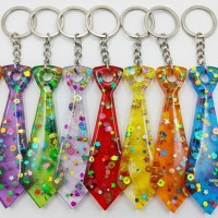 Epoksi Çoklu Kravat Kalıbı Kravat Anahtarlık Kalıbı Kolye Küpe Kalıbı Silikon 3.8x1.1cm