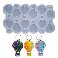 Epoksi Çoklu Kapadokya Balonu Kalıbı Balon Kalıbı Anahtarlık Silikon 4.5x3cm Epoksi Çoklu Kapadokya Balonu Kalıbı Balon Kalıbı Anahtarlık Silikon 4.5x3cm